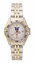 Washington Huskies Women's All Star Watch Stainless Steel Bracelet