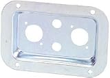 Penn-Elcom D0602Z Dish Two XLR & 1/4 Zinc 3-1/2 x 5-1/8