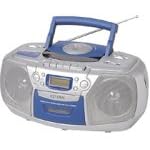 Citizen CD210 Cd Boom Box With Mp3 Playback And Am/Fm Cassette