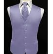 Tuxedo Vest - Satin, Color Peri-Winkle - Cool For this Year! - Includes Windsor Band Tie!