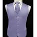 Tuxedo Vest - Satin, Color Peri-Winkle - Cool For this Year! - Includes Windsor Band Tie!