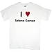 I Heart / Love Selena Gomez T-Shirt (CHOICE OF WHITE OR BLACK T-SHIRT)