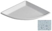 Bugambilia PM401SB Sky Blue X-Small Quarter Moon Buffet Platter