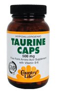 Taurine 500mg With B6 Gluten-Free - 100 - VegCap