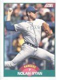 1989 Score Nolan Ryan Texas Rangers Baseball Card In Protective Display Case !!