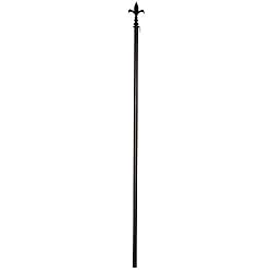 Black Fleur de Lis Estate Flag Pole