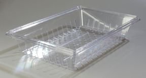 Storplus Colander, Food Storage Box 18 x 26, Clear