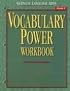 Glencoe Language Arts Vocabulary Power Workbook Grade 9