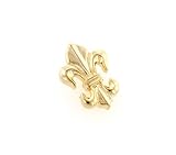 JJ Weston gold plated elegant Fleur De Lis tie tac. Made in the USA