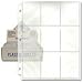 All Products : Vinyl 9-Pocket Pages 250 Pack for NFL, MLB, NHL, NBA Cards