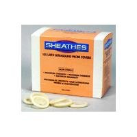Latex Ultrasound Probe Sheathes, Non Sterile, 1 1/4"D x 8"L 100/bx