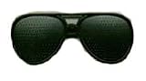 Pin Hole Glasses, Black Full Frame Kit by Natural Eyes