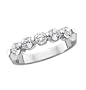 14kt. White Gold, 1 ct. tw. Diamond Anniversary Ring - Certified