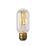Bulbrite 132015 40W Nostalgic Edison Radio-tube Style Squirrelcage Filament Bulb