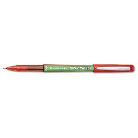 Pilot 26302 - BeGreen Precise V5 Roll Ball Stick Liquid Pen, Red Ink, Extra Fine, Dozen-PIL26302