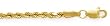 14K Yellow Gold 2.5MM SUPREME VALUE DIAMOND CUT ROPE 20" NECKLACE