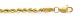 14K Yellow Gold 2.5MM SUPREME VALUE DIAMOND CUT ROPE 20" NECKLACE