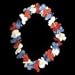 38'' PATRIOTIC FLOWER LEIS