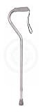 Off Set Handle Silver Cane