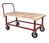 Akro-Mils Adjustable Platform Wood Trucks - 24in x 48in x 26-32in