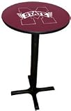 Mississippi State Bulldogs Black Base Game Room Table