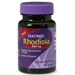Natrol Rhodiola 300mg, 30 Capsules (Pack of 3)