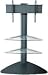 Peerless Fst550P 26-Inch50-Inch Stand With 2 Smoked Glass Shelves (Black)