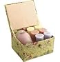 Candle Gift Box Hannah By Candle Gift Box Hannah - Box Set Contains One Ylang Ylang And Sandalwood Medium Frosted Vase & Six Votives Featuring Ylang Ylang And Sandalwood & Lemongrass And Bergamot & Gardenia Musk