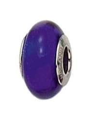 Sterling Silver Smaller September Murano Zable Bead BZ4009