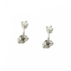Diamond Earrings Studs 1/4CT White Gold Push On Backs