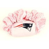New England Patriots NFL Jersey Hair Scrunchie (Pink)