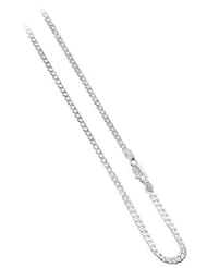 Sterling Silver 3mm Italian Diamond Cut Curb Link Chain Necklaces Nickel Free