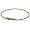 Phiten Titanium Necklace Star Star Necklace, Orange, 18 