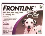 F.C.E. 011-66004 Frontline Plus Dog 45-88Lb 6Pk
