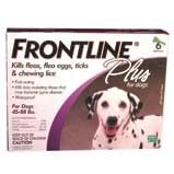 Frontline Plus For Dogs 45-88 Lb, 6 Pk