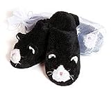 Heated Herbal Lavender Cat Slippers - Large (10 - 11)