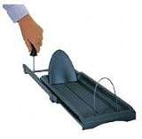 CD/DVD/VHS Multimedia 1 Row Flip File Tray/Rack with Guide Rails