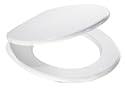 WC Sitz CLEAN Spezial MDF, antibakterielle Ausstattung, chrome Metallscharniere Farbe weiß 60915