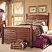 Search : PoshTots - 287-14 Harbor Town Low Post Louver Bed in selected size
