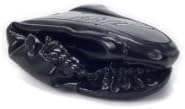 TASH FOLDS FEMALE ADULT WORKING GIRL-PATENT BLACK 100% PU LEATHER FOLDABLE FLAT 9