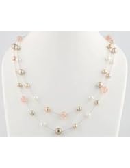 Freshwater Cultured Pearl Station Necklace, 47.25"