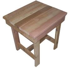 Cedar Adirondack End Table