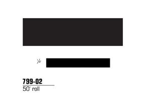 3M 79902 Scotchcal Striping Tape, 1/4-Inch x 50-Foot, Black