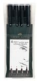 Faber-Castell Pitt Pen - Black Set