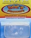 Doc's ProPlugs - Preformed Protective Earplugs (pair) Clear, Vented, with Leash