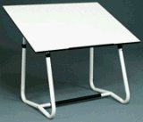 Safco Products Company / Vista Drawing Table Base, 35"x29"x30"-46", White / SAF3960