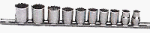 Allen 10pc 3/8dr 12pt Allen Socket Set