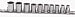 Allen 10pc 3/8dr 12pt Allen Socket Set