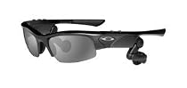 Oakley Thump Pro Adult Electronics MP3 Players Casual Wear Sunglasses - Color: Black/Black Iridium (1 GB), Size: One Size Fits All