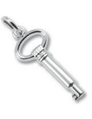 Rembrandt Charms Key Skeleton Charm